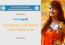 Telangana 12th Board Time Table 2025: TS Intermediate Date Sheet Pdf Telangana 12th Board Time Table 2024