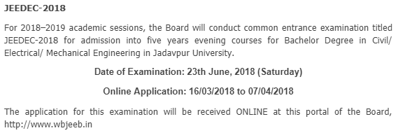 JEEDEC 2018 Important Dates
