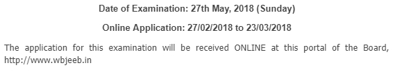 JENPAUH 2018 Important Dates