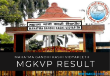 MGKVP Result 2025: BA, BSc 3rd Year Result MGKVP Result 2018