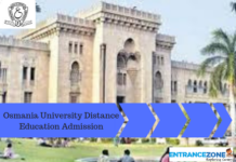 OU Distance Education Admission 2025: Application Form Osmania University Distance Education Admission 2020