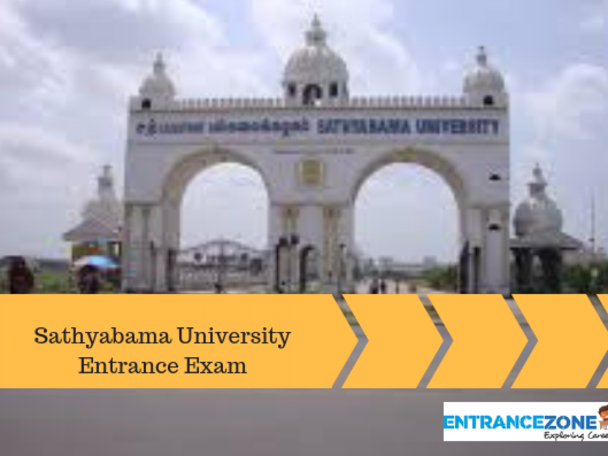 Sathyabama Application Form 2023 Printable Forms Free Online