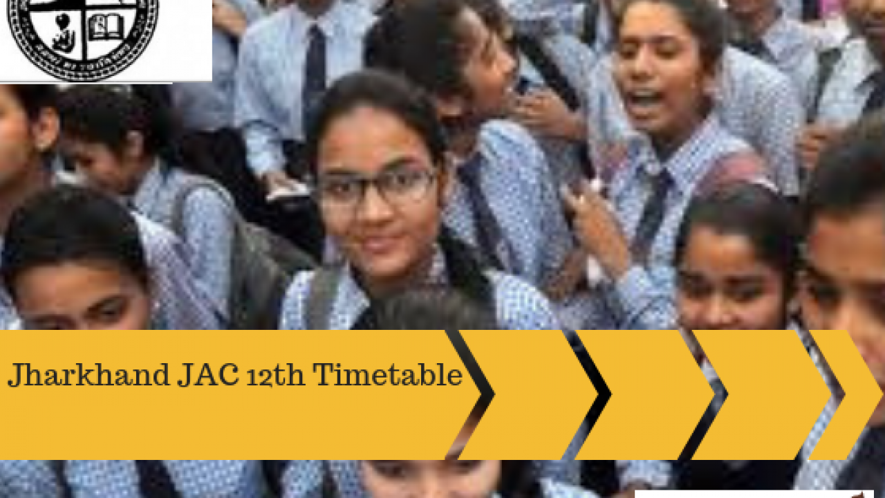 2020: Time Admissions Exam 12th JAC Jharkhand - Date Table