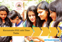 Karnataka PUC 12th Time Table 2026: 2nd PUC Exam Date Sheet PDF Released Karnataka PUC 12th Time Table 2023