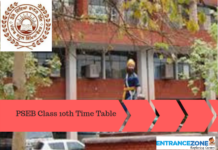 PSEB Class 10th Time Table 2025: Punjab Board Exam Date Sheet PDF PSEB Class 10th Time Table 2024