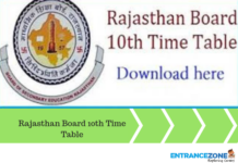 Rajasthan Board 10th Time Table 2025: Download RBSE 10th Class Date Sheet PDF Rajasthan Board 10th Time Table 2024