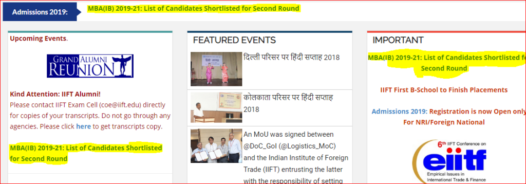 IIFT Result 2019