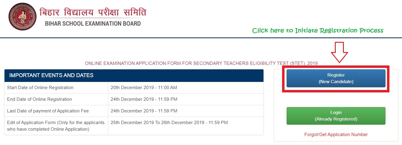 BSTET 2019 Application Form