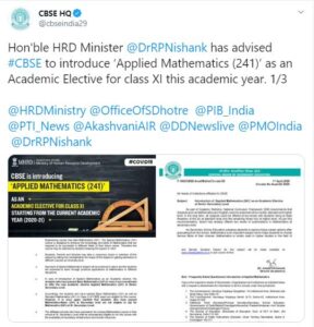 CBSE Update Tweet 3