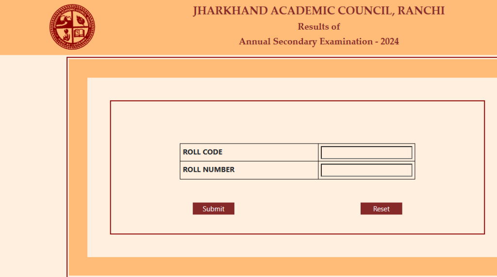 JAC 10th Result 2024