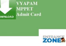 MP PET 2020 Admit Card: Madhya Pradesh Pre Engineering Test MP PET 2020 Admit Card