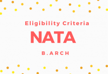 NATA Eligibility Criteria 2021: B.Arch Admission NATA Eligibility Criteria 2020
