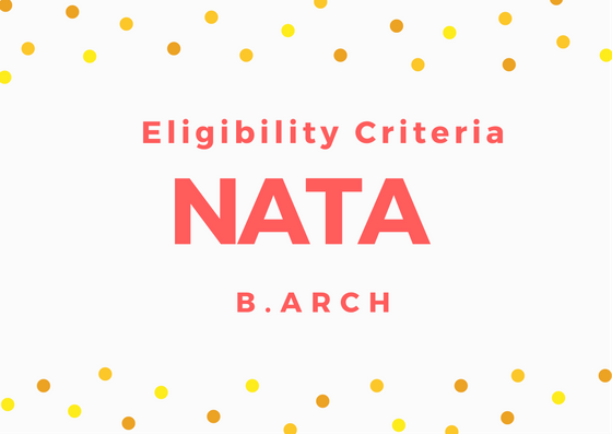 NATA Eligibility Criteria 2020
