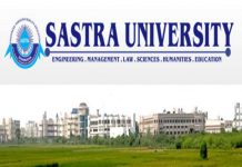 SASTRA University 2021 Eligibility Criteria: Information Booklet SASTRA University 2020 Eligibility Criteria