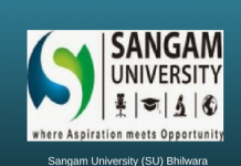 Sangam University Admission 2021: Eligibility Criteria Sangam University
