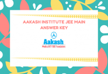 Aakash Institute JEE Main Answer Key 2020: JEE Solutions Aakash Institute JEE Main Answer Key