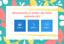 Resonance classes JEE Main Answer Key 2020: Answer Key(Released) Resonance classes JEE Main Answer Key