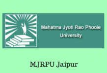 Mahatma Jyoti Rao Phoole University Admission 2021: Eligibility Criteria MAHATMA JYOTI RAO PHOOLE UNIVERSITY JAIPUR