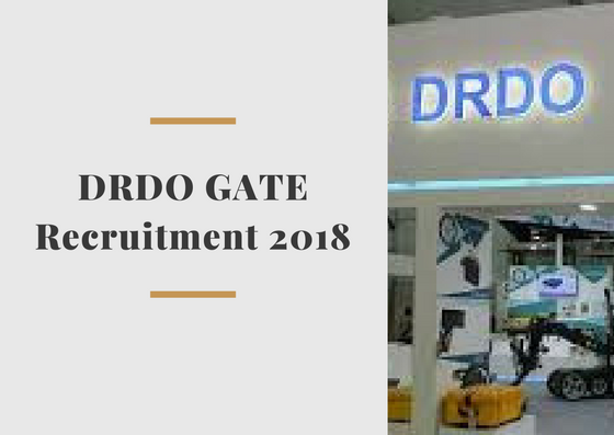 DRDO GATE Recruitment 2020