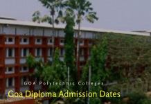 Goa Diploma Admission Dates 2020: Vacant Seat Notification Goa Diploma Admission Dates 2020