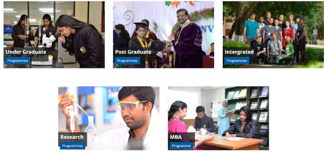 Karunya University Courses