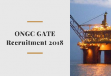ONGC GATE Recruitment 2020: Oil and Natural Gas Corporation ONGC GATE Recruitment 2020