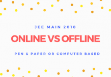 JEE Main 2018 Online vs Offline: Advantages and Disadvantages JEE Main 2018 Online vs Offline