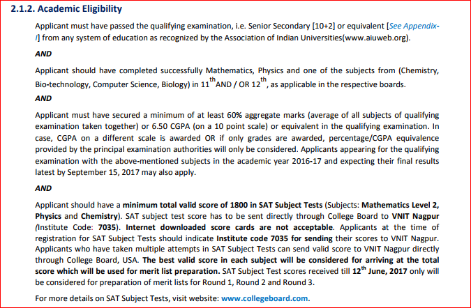DASA Academic Eligibility