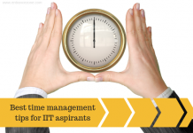 Best time management tips for IIT aspirants Best time management tips for IIT aspirants