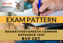 BVP CET 2021 Paper Pattern: Question Format, Marks Distribution BVP CET EXAM PATTERN