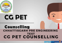 CG PET 2021 Counselling: Choice Filling, Seat Allotment, Admission CG PET COUNSELLING