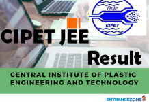 CIPET JEE 2020 Result: Score Card, Cutoff Score CIPET JEE 2018 Result