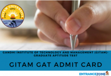 GITAM GAT 2021 Admit Card: E-Hall-Tickets GITAM GAT 2018 Admit Card