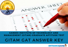 GITAM GAT 2021 Answer Key: Download Here GITAM GAT 2018 Answer Key