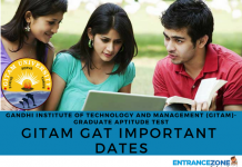 GITAM GAT 2020 Important Dates and Complete Schedule GITAM GAT 2018 Important Dates