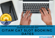 GITAM GAT 2020 Slot Booking Dates: Book Your Slot Now GITAM GAT 2018 Slot Booking