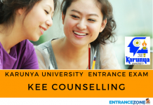KEE 2021 Counselling: Karunya Engineering Entrance Exam KEE Counselling