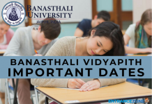 Banasthali Vidyapith 2021 Important Dates: Check Here Banasthali Vidyapith 2020 Important Dates