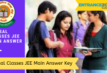 Bansal Classes JEE Main Answer Keys 2020 Released Bansal Classes JEE Main Answer Keys 2019