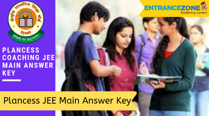 Plancess Online Coaching JEE Main Answer Keys 2019