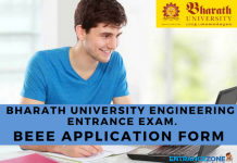 BEEE 2020 Application Form: Bharath University Online Admission Form BEEE 2020 Application Form