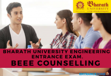 BEEE 2020 Counselling: Bharath University, Chennai Admission BEEE 2020 Counselling