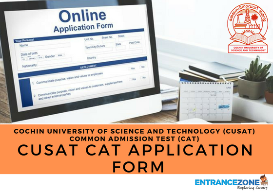 CUSAT CAT 2020 Application Form
