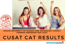 CUSAT CAT 2021 Results: Cochin Exam Scorecard CUSAT CAT 2018 Results