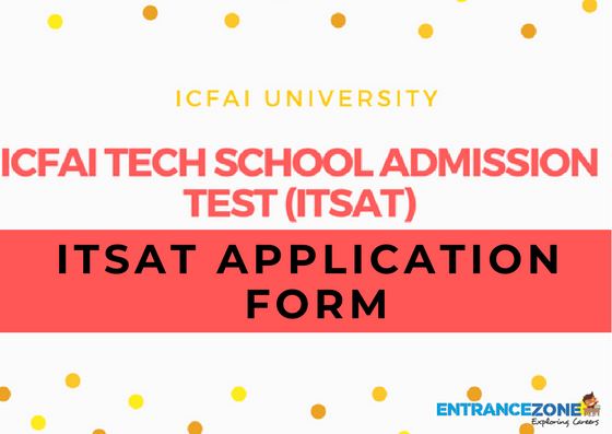 ITSAT 2020 Application Form