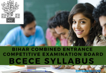 BCECE Bihar CET 2021 Syllabus: Download Syllabus Pdf BCECE Bihar CET 2018 Syllabus