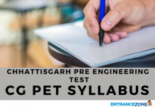 CG PET 2021 Syllabus: Physics, Chemistry, Mathematics Syllabus PDF CG PET 2018 Syllabus