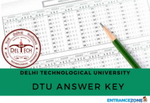 DTU 2020 Answer key: Delhi Technological University Admission DTU 2018 Answer Key