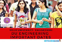 DU Engineering 2020 Important Dates: Delhi University DU Engineering 2018 Important Dates