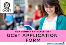 GCET 2021 Application Form: Goa Common Entrance Test GCET 2020 Application Form